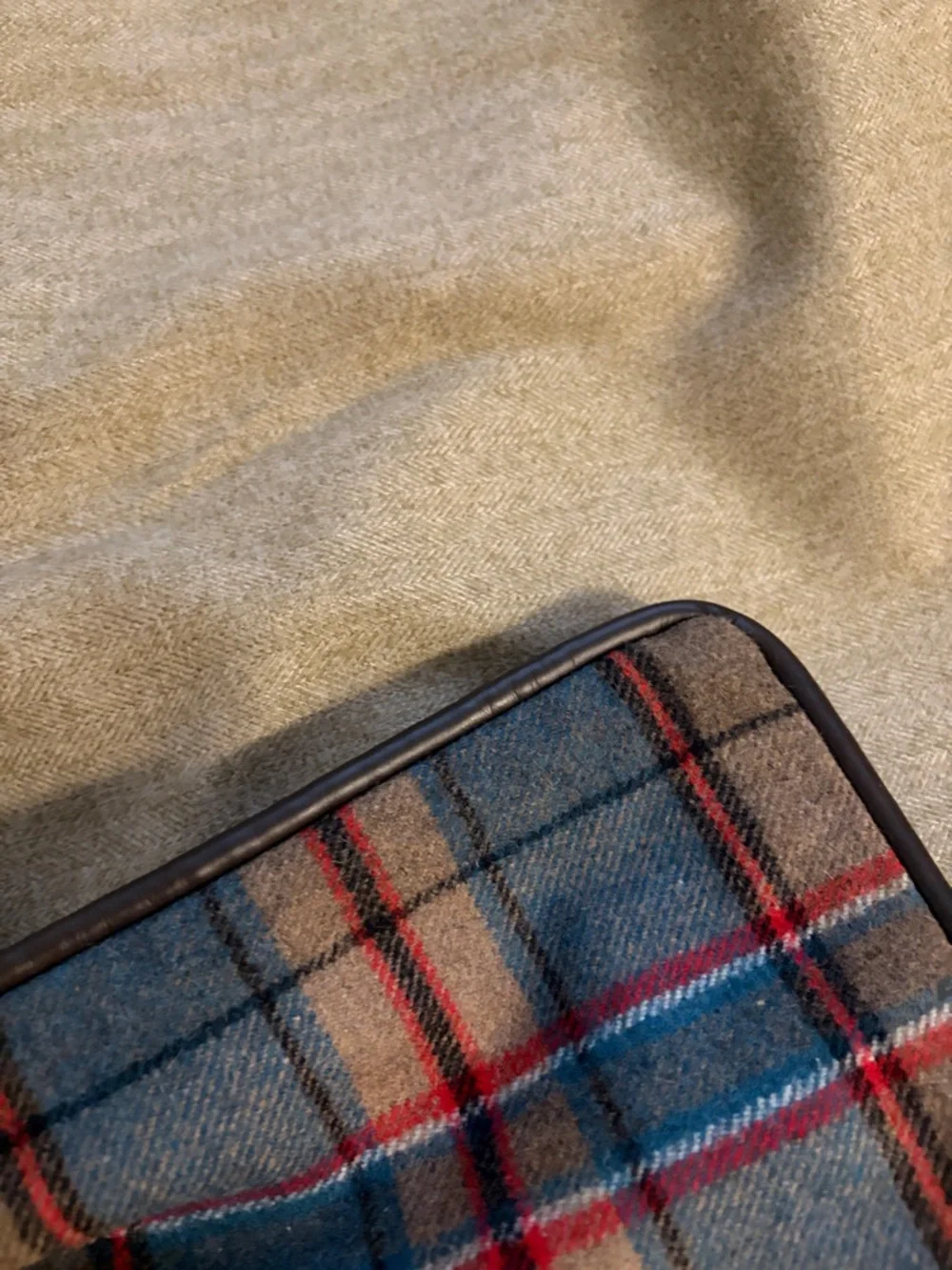 Theo Farmhouse / Country Wool Plaid Duvet Cover Eastern Accents
